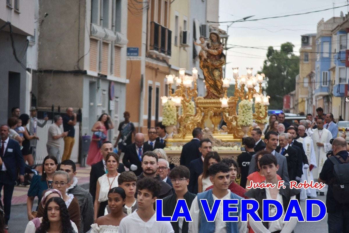 Imágenes del traslado de la Virgen de las Maravillas para abrir el Año Jubilar en Cehegín