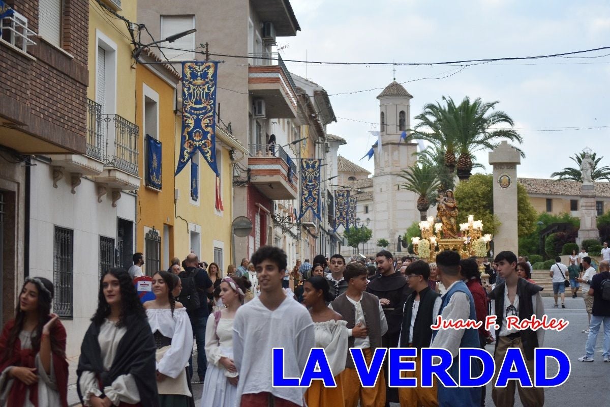 Imágenes del traslado de la Virgen de las Maravillas para abrir el Año Jubilar en Cehegín