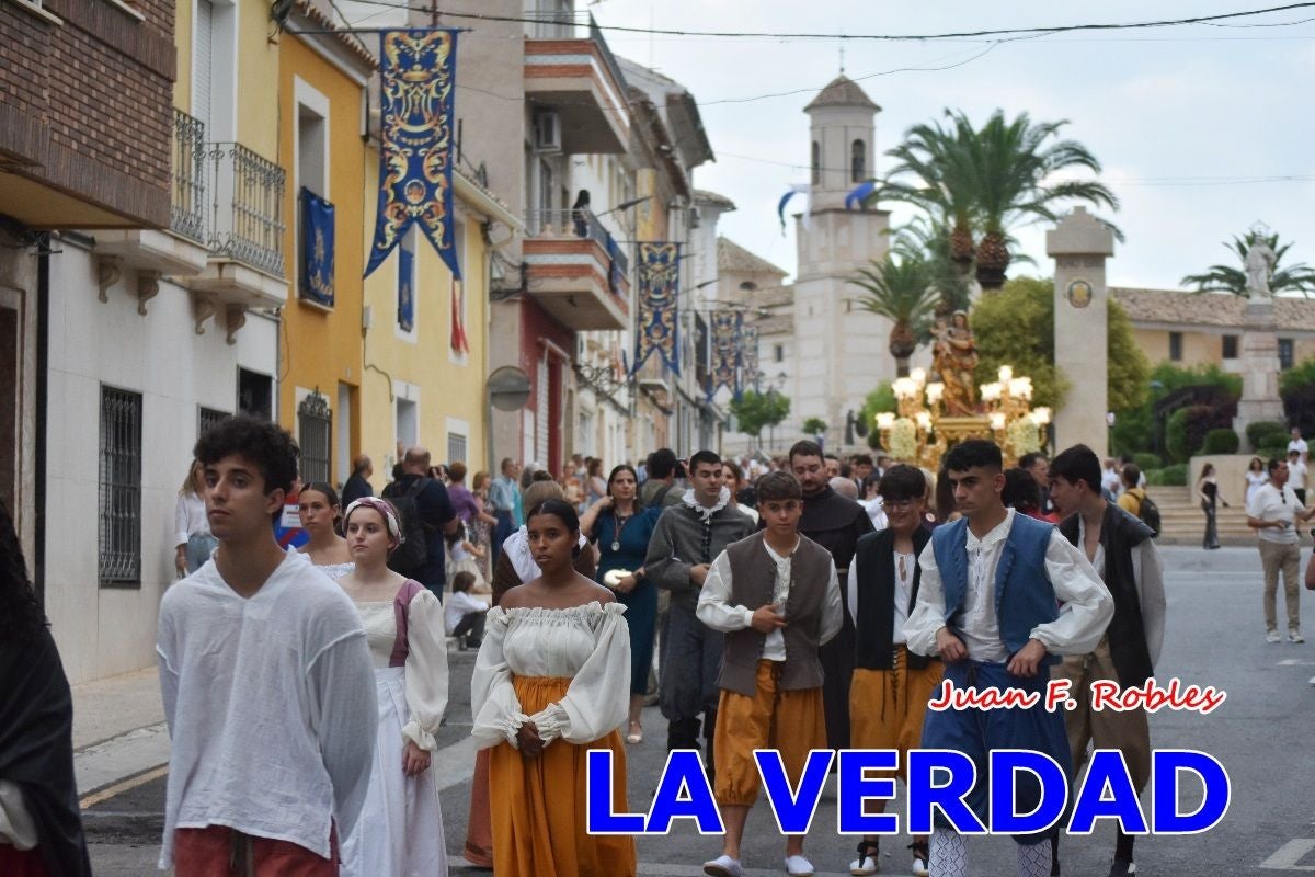 Imágenes del traslado de la Virgen de las Maravillas para abrir el Año Jubilar en Cehegín