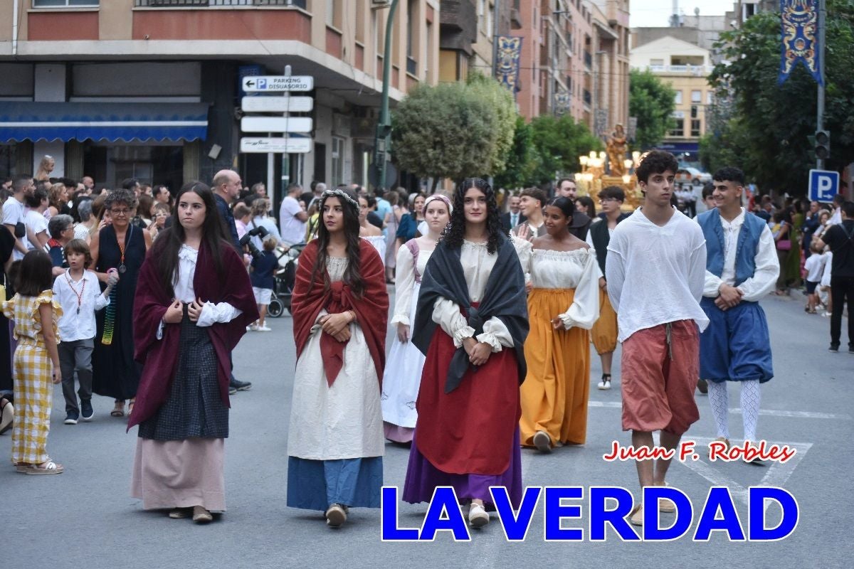 Imágenes del traslado de la Virgen de las Maravillas para abrir el Año Jubilar en Cehegín