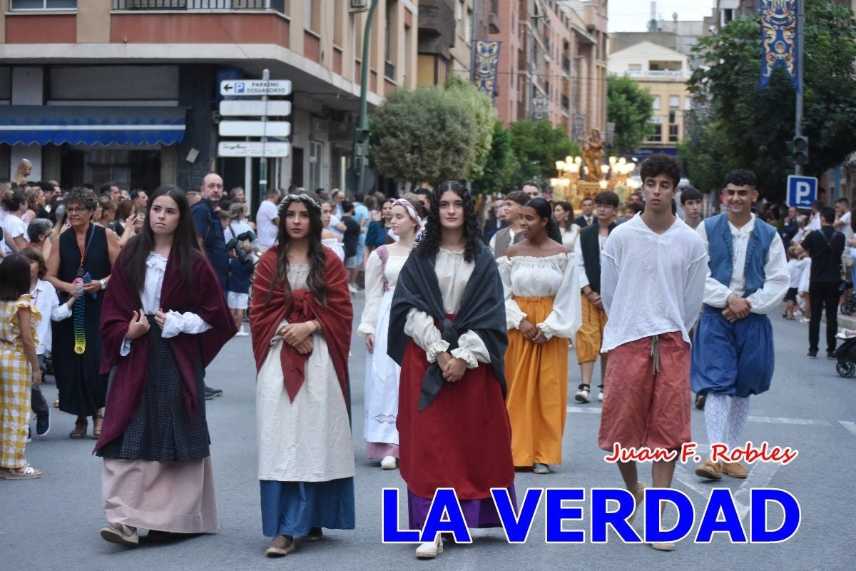 Imágenes del traslado de la Virgen de las Maravillas para abrir el Año Jubilar en Cehegín