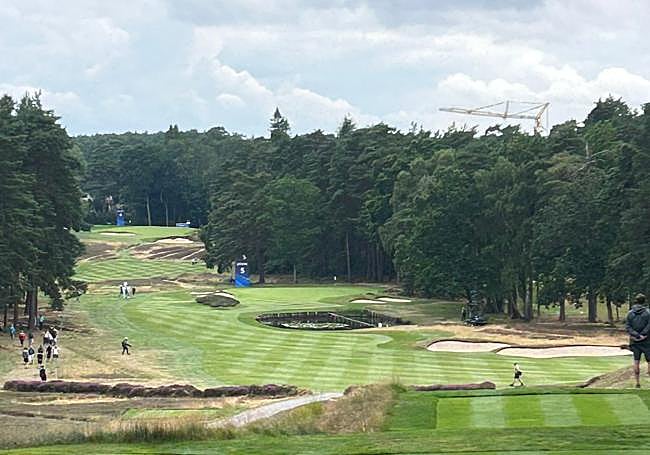 Visión del hoyo 5 desde la salida.