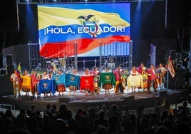 Anuncio del próximo país invitado de La Mar de Músicas, durante el cierre de la edición de este año.