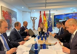 Foto de archivo de la última reunión del Comité Aranceles.