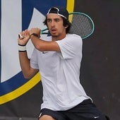 Pablo Martínez durante un entrenamiento en la Universidad de Vanderbilt, en Estados Unidos.