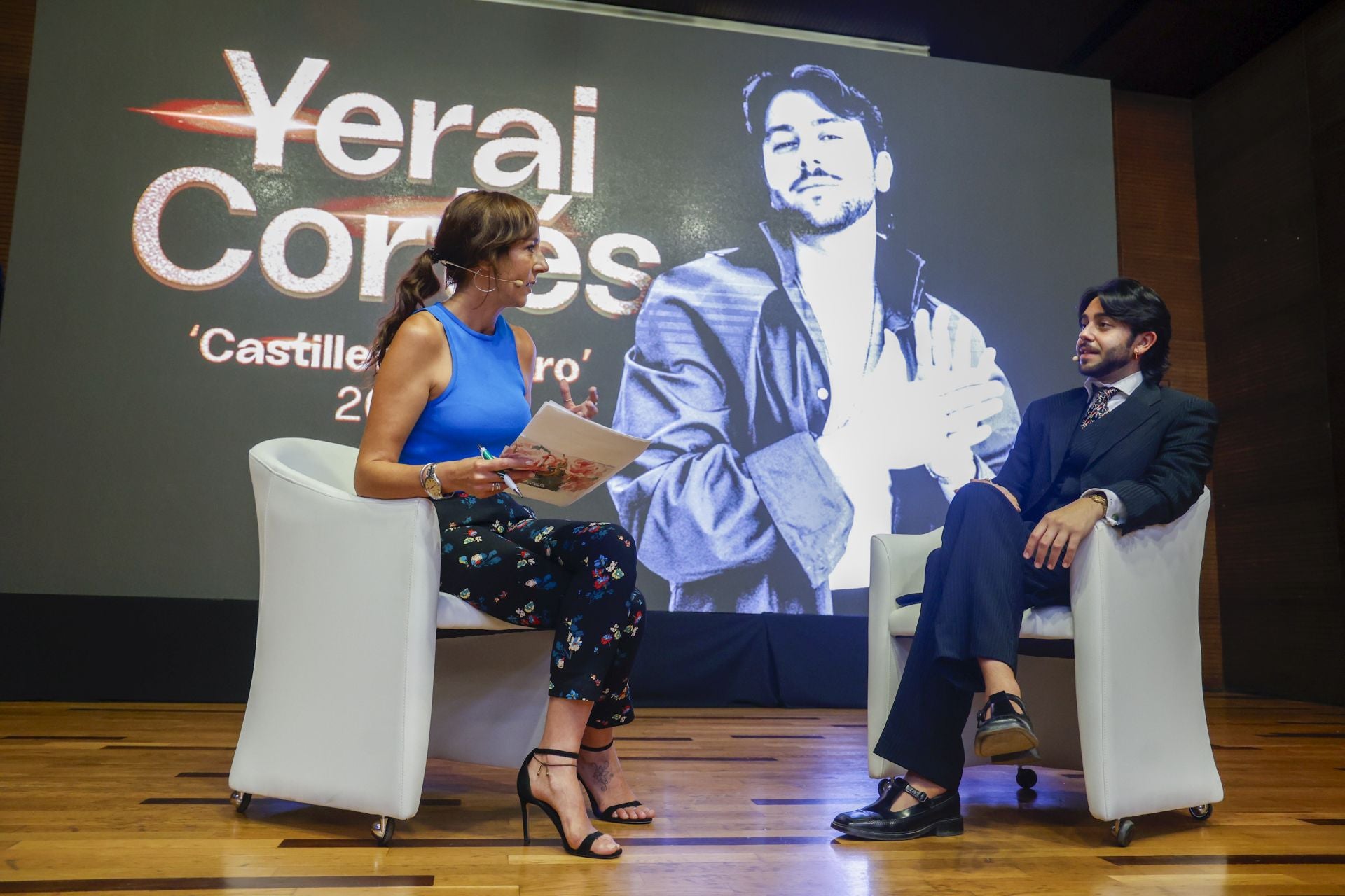 En imágenes, Yerai Cortés recibe el Castillete de Oro del Cante de las Minas