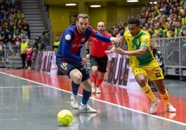 El brasileño Renato, con la camiseta del Jaén Paraíso Interior.