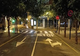 Las calles del barrio de San Nicolás con el nuevo doble sentido.