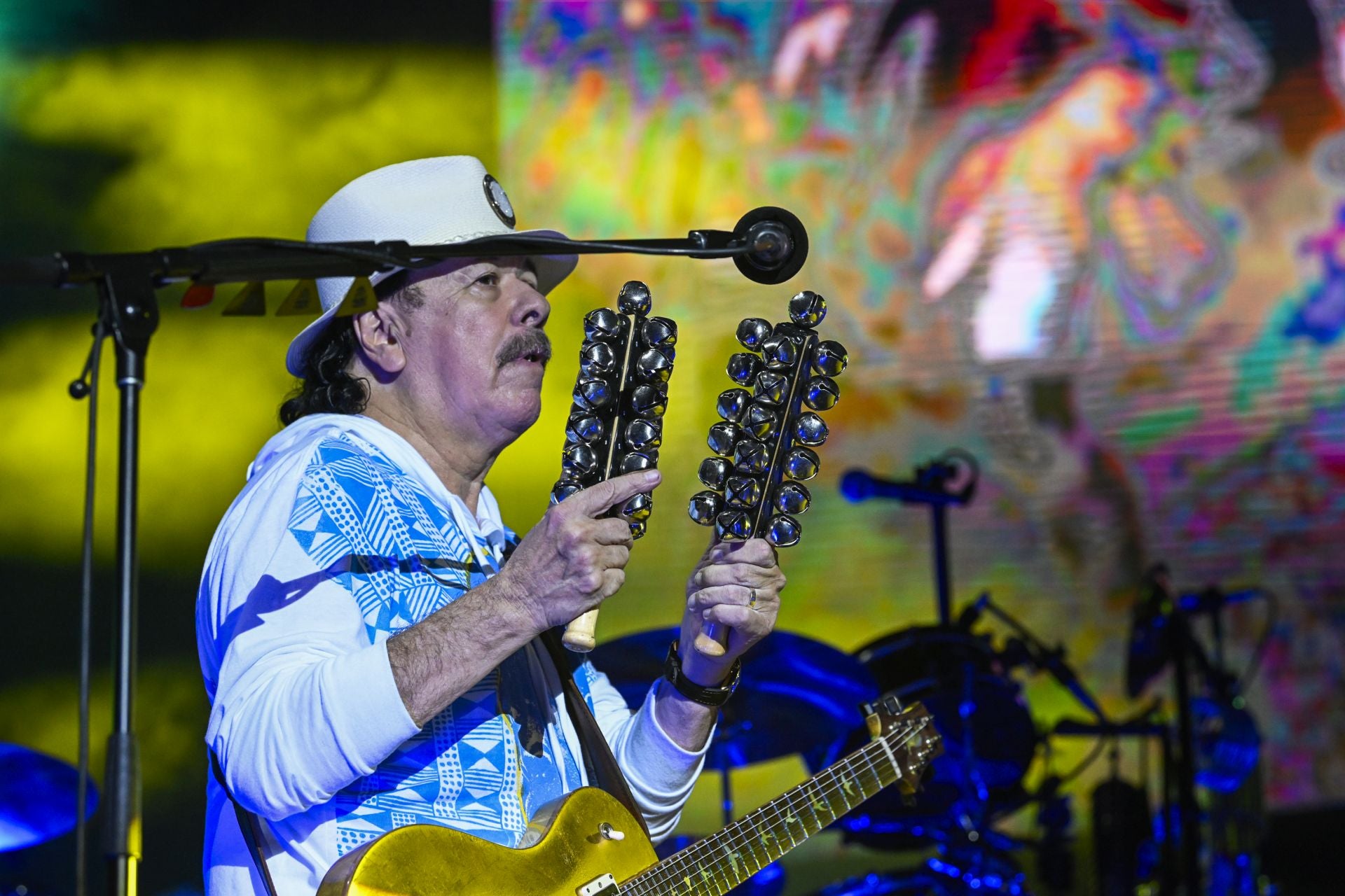 El concierto de Santana en Murcia, en imágenes