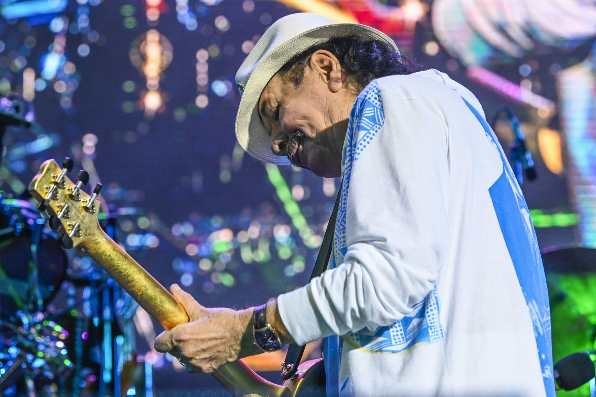 El concierto de Santana en Murcia, en imágenes
