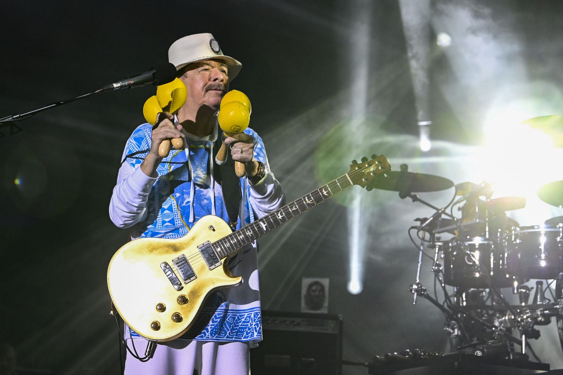 El concierto de Santana en Murcia, en imágenes