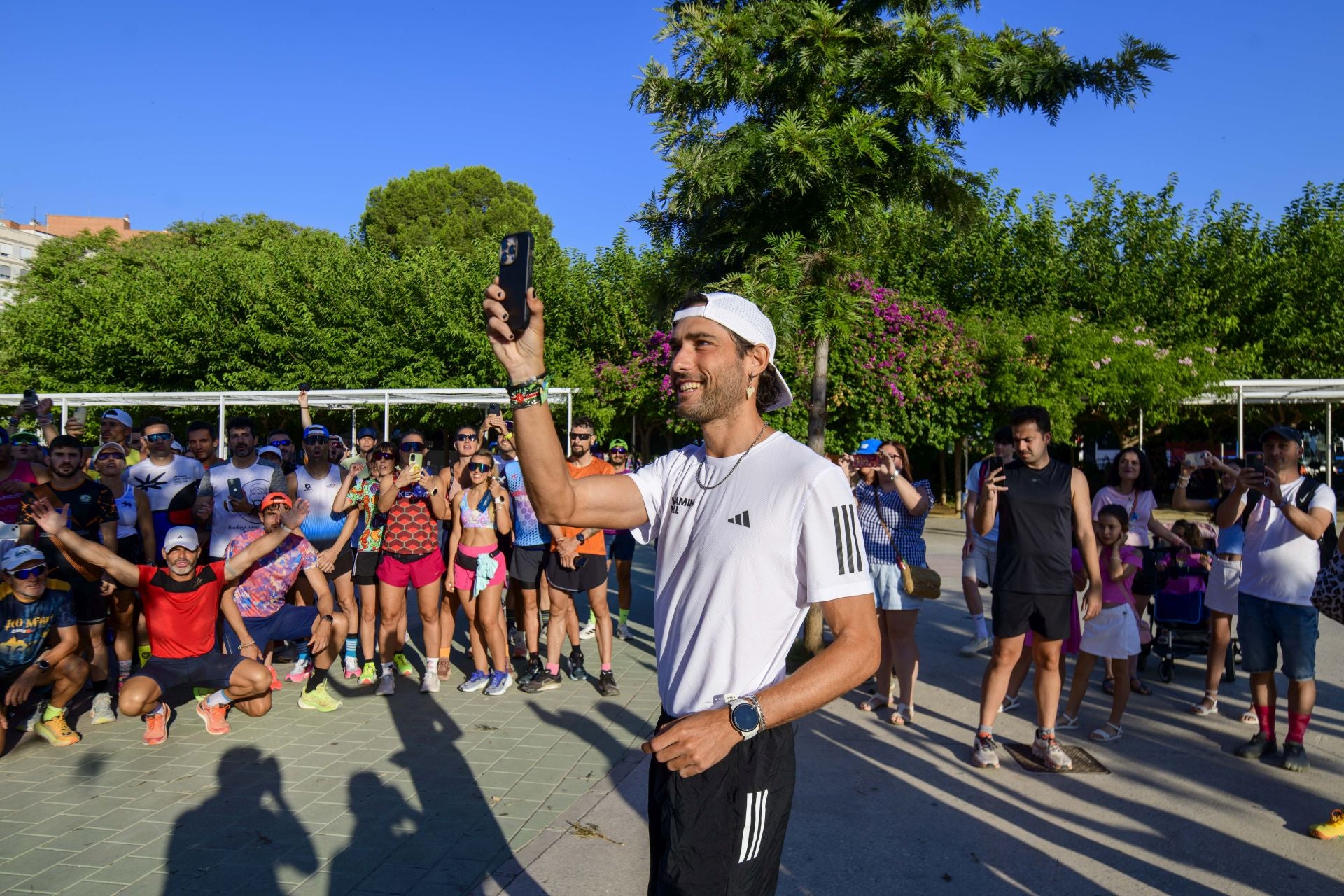 El reto de Sergio Turull &#039;Pitufollow&#039; en Murcia, en imágenes