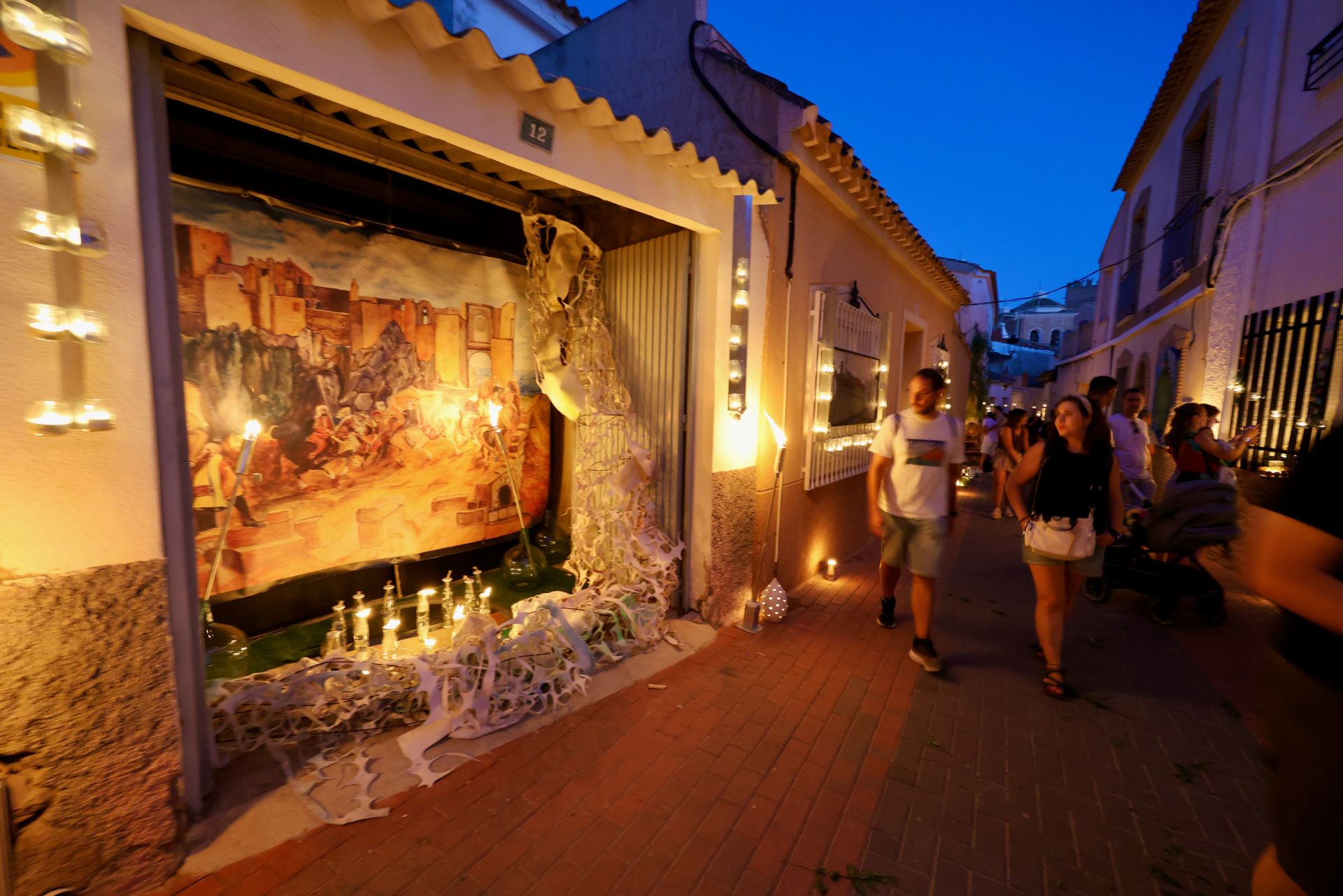 En imágenes, la Noche en Vela de Aledo