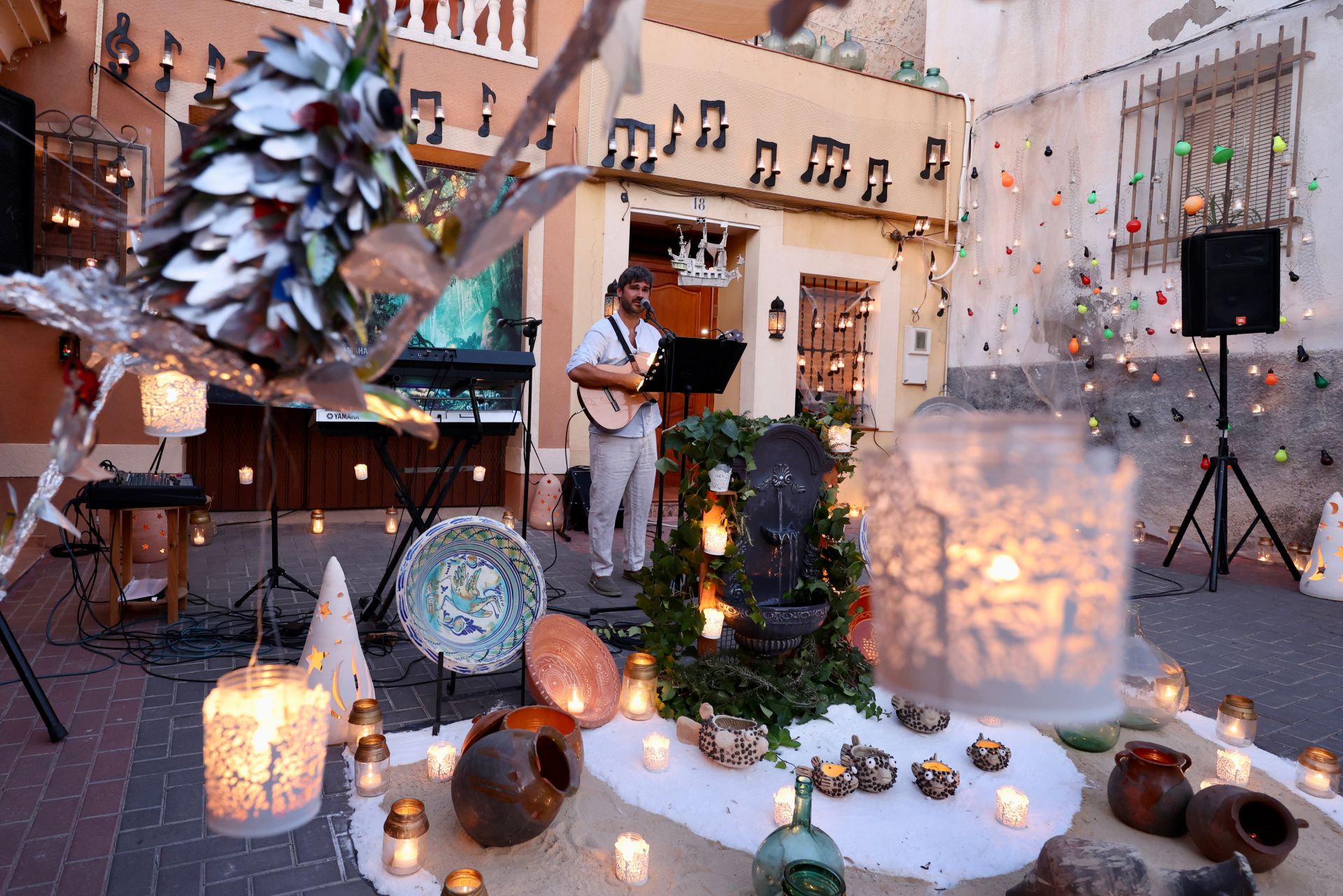 En imágenes, la Noche en Vela de Aledo