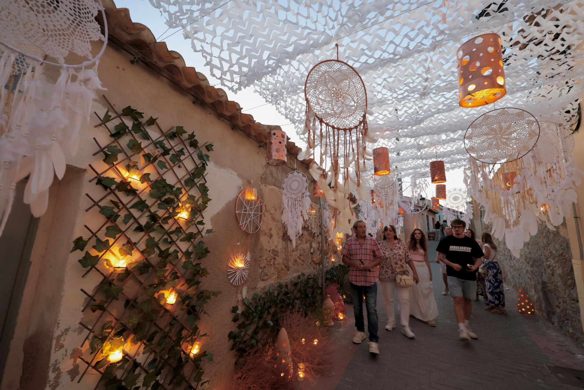 En imágenes, la Noche en Vela de Aledo