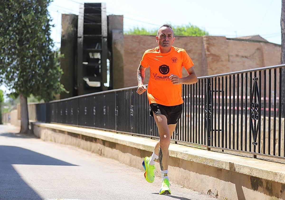 Pascual Hernández,corredor de Rajaos Runner de Alcantarilla.