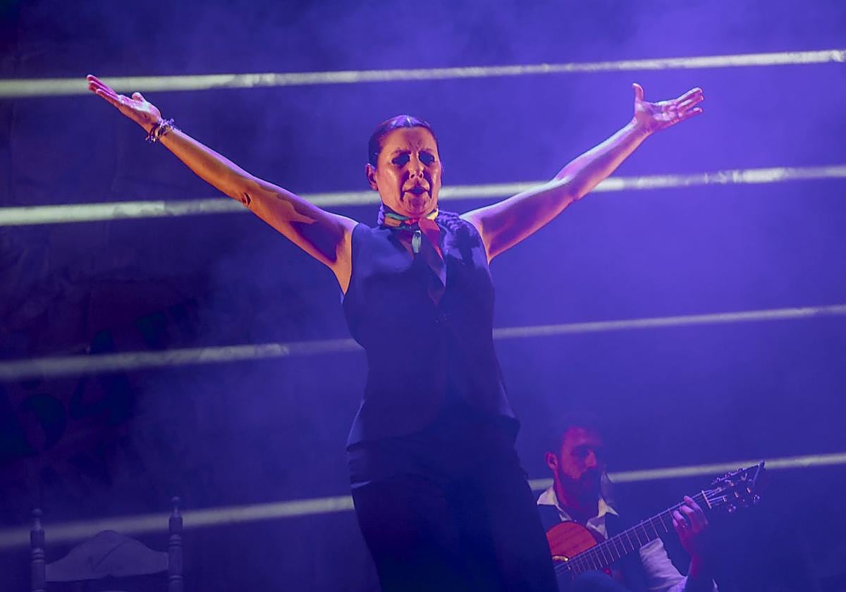 Actuación de Sara Baras en el Cante de Las Minas.