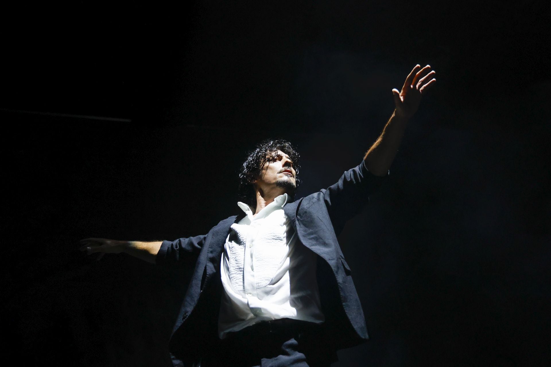 En imágenes, la actuación de Jesús Carmona en el Cante de las Minas