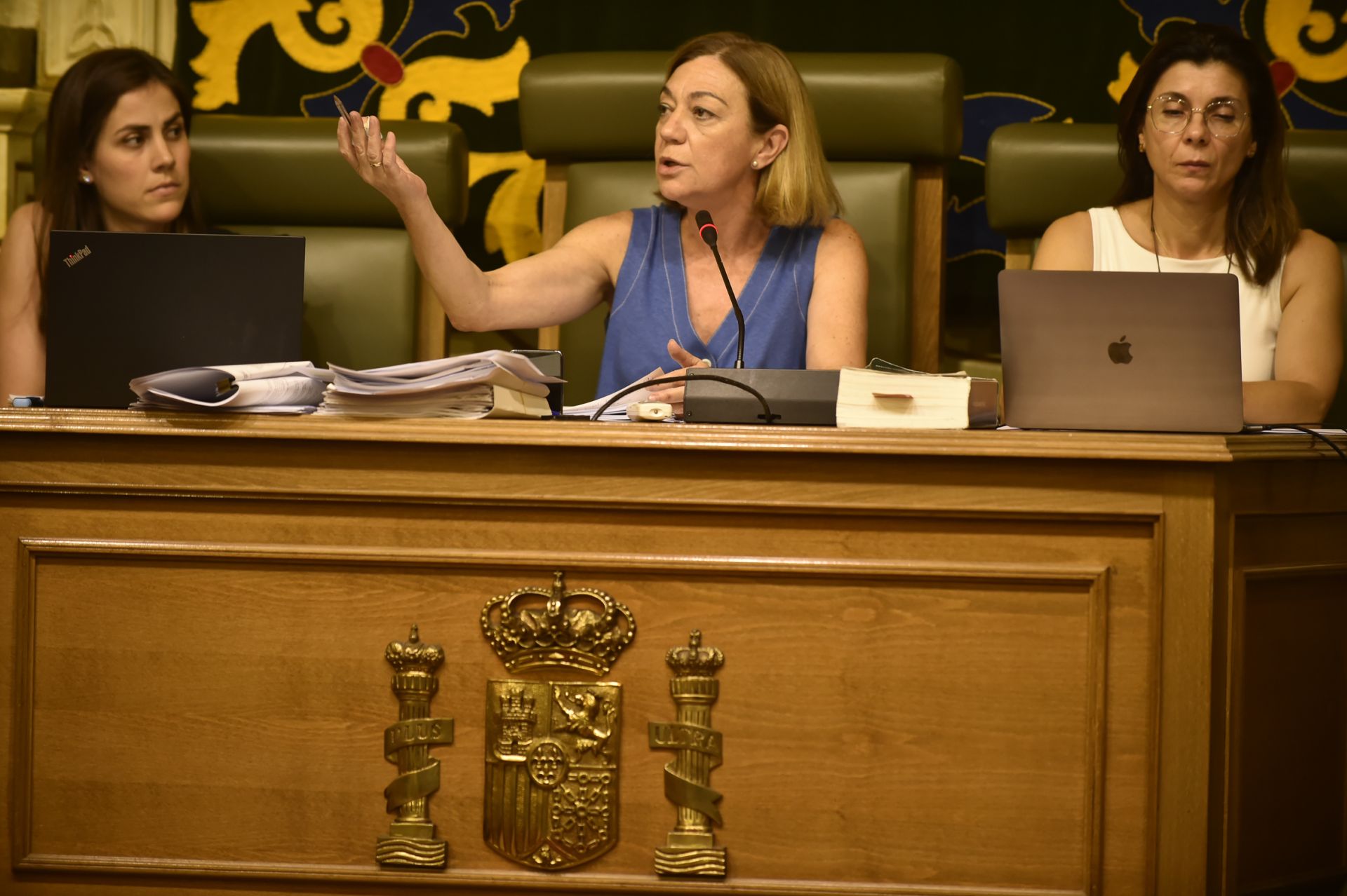 Pleno en el Ayuntamiento de Jumilla de este miércoles, en imágenes