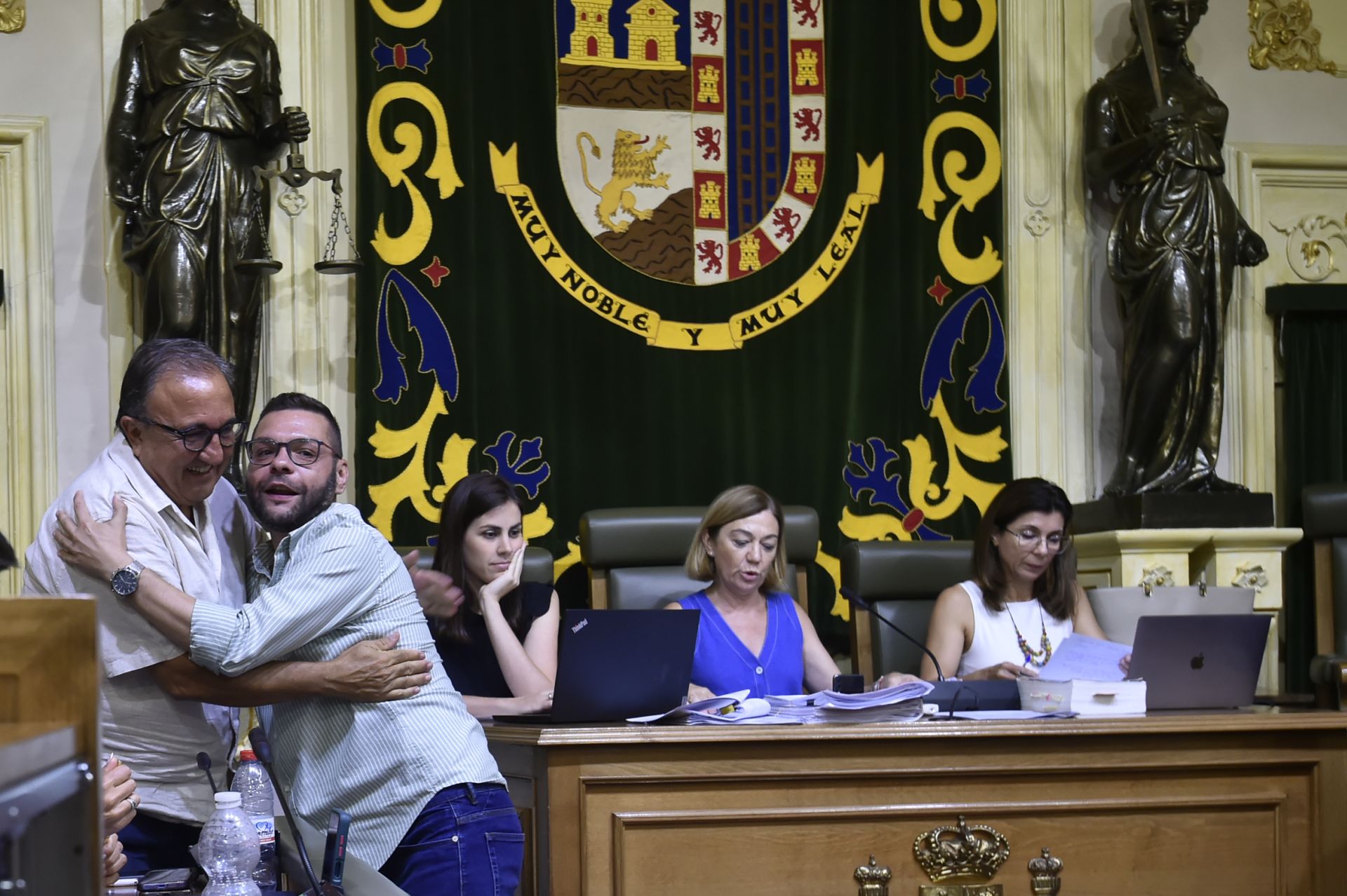 Pleno en el Ayuntamiento de Jumilla de este miércoles, en imágenes