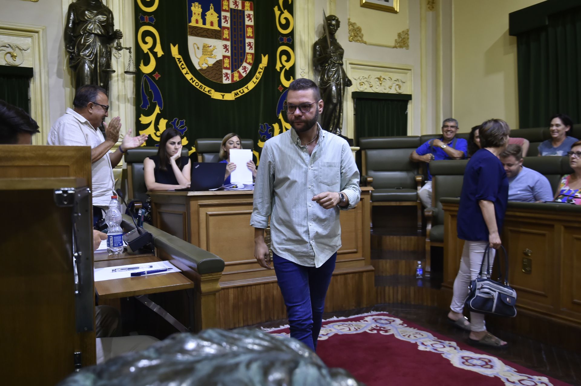 Pleno en el Ayuntamiento de Jumilla de este miércoles, en imágenes