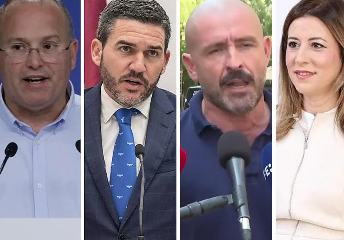 Miguel Tellado, Antonio Luengo, Jaime de los Santos e Isabel Gadea.