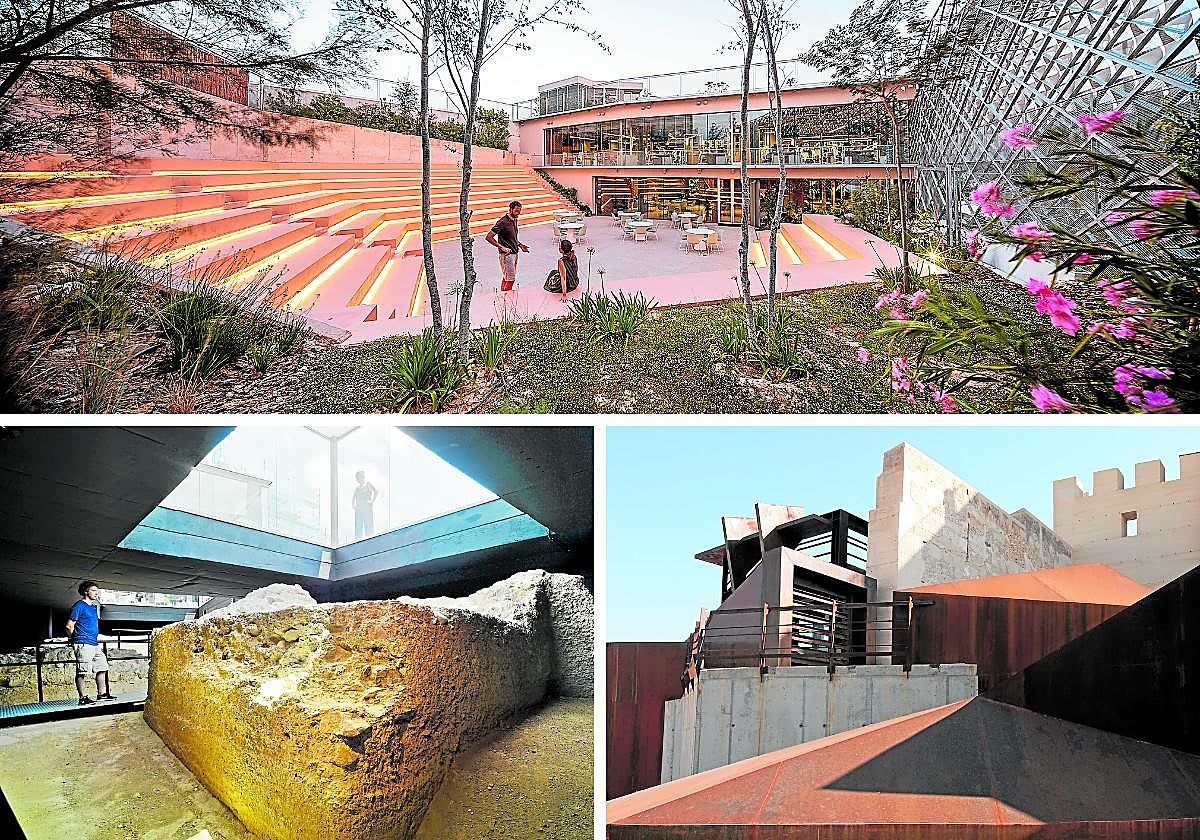 Biotopía industrial, MUDEM y Mirador del Castillo y Casa de la Maita.