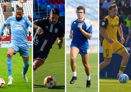 Bebé (Ibiza), Fidel (Eldense), Slavy (Hércules) y Vladys (Alcorcón).