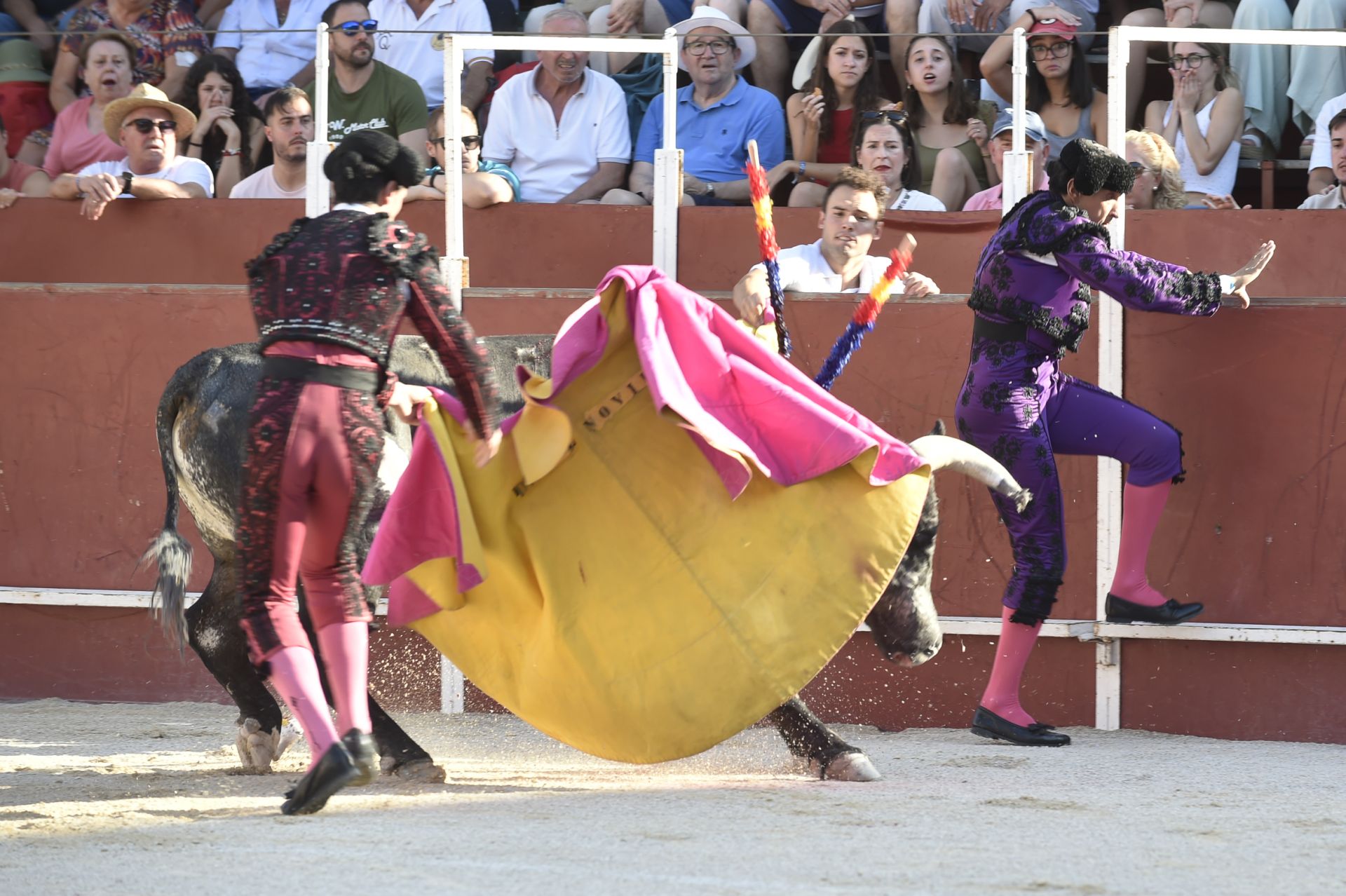 La novillada del domingo de la Feria de Blanca, en imágenes