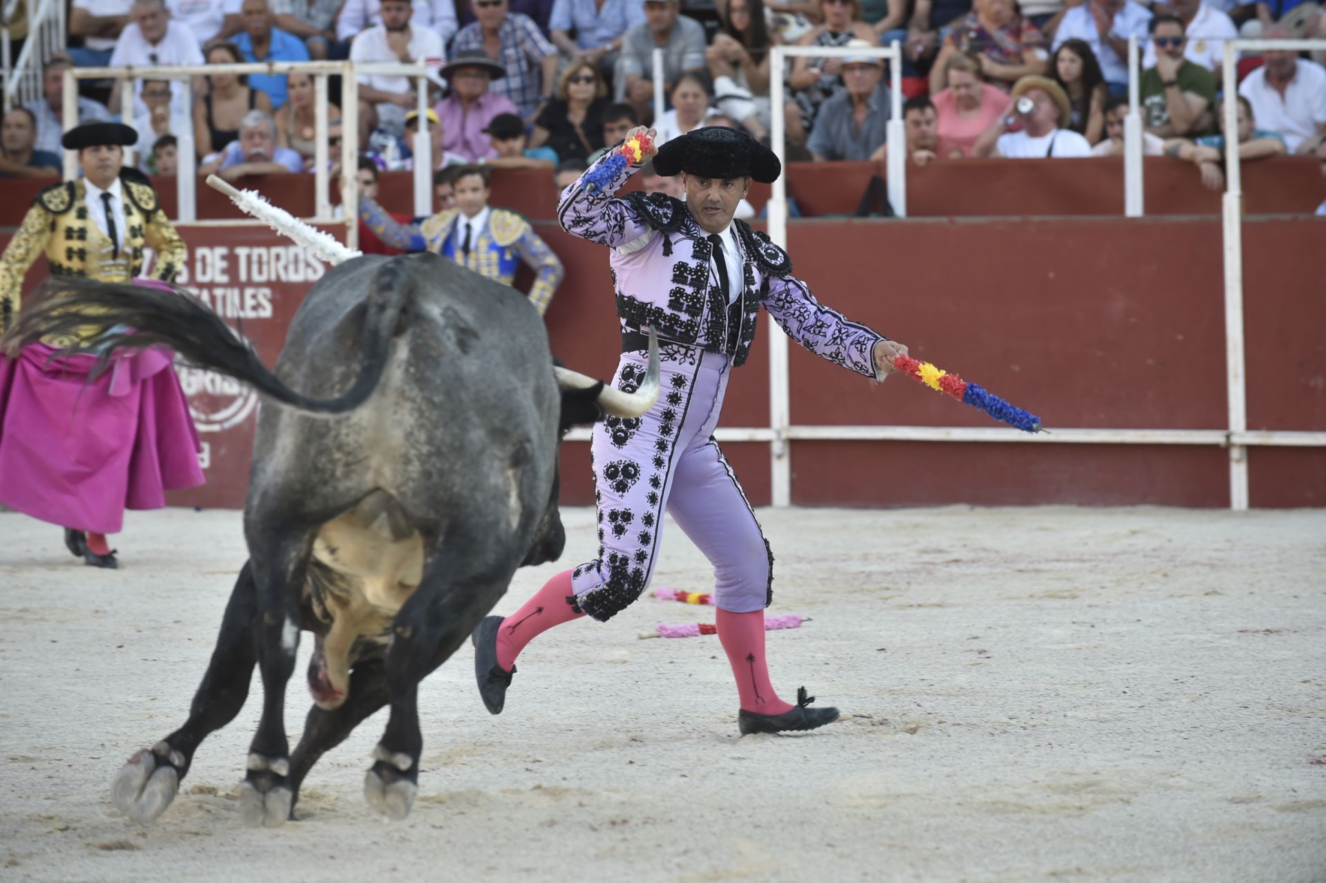 La novillada del domingo de la Feria de Blanca, en imágenes