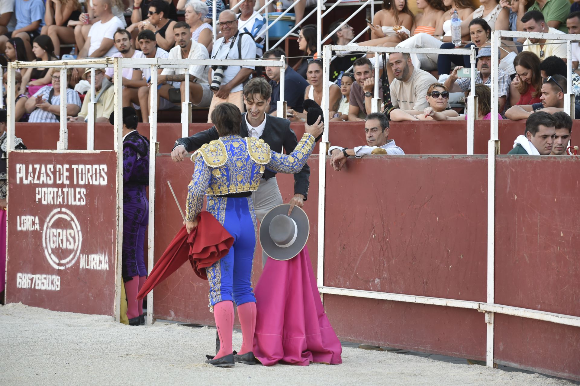 La novillada del domingo de la Feria de Blanca, en imágenes