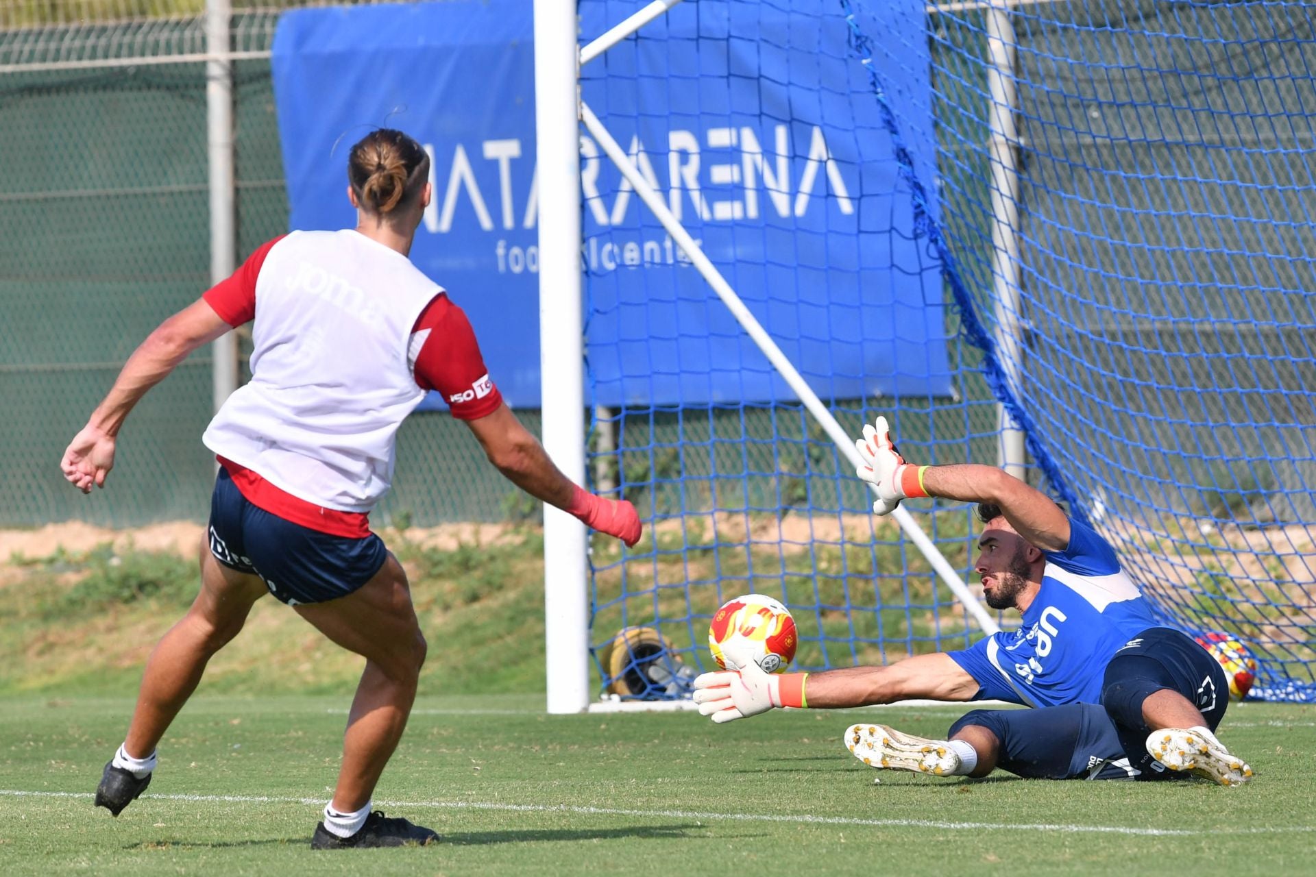El entrenamiento del Real Murcia, en imágenes