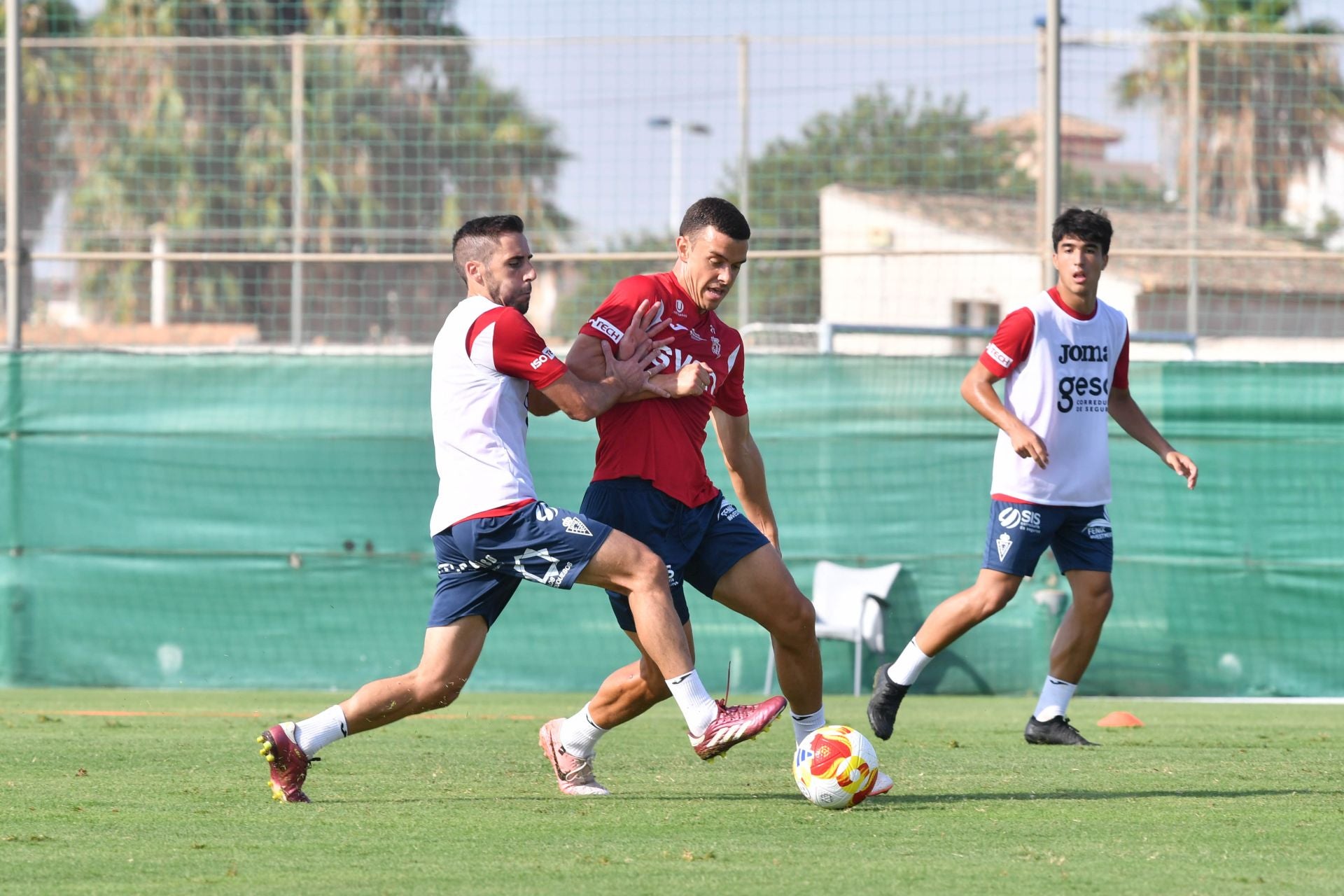 El entrenamiento del Real Murcia, en imágenes