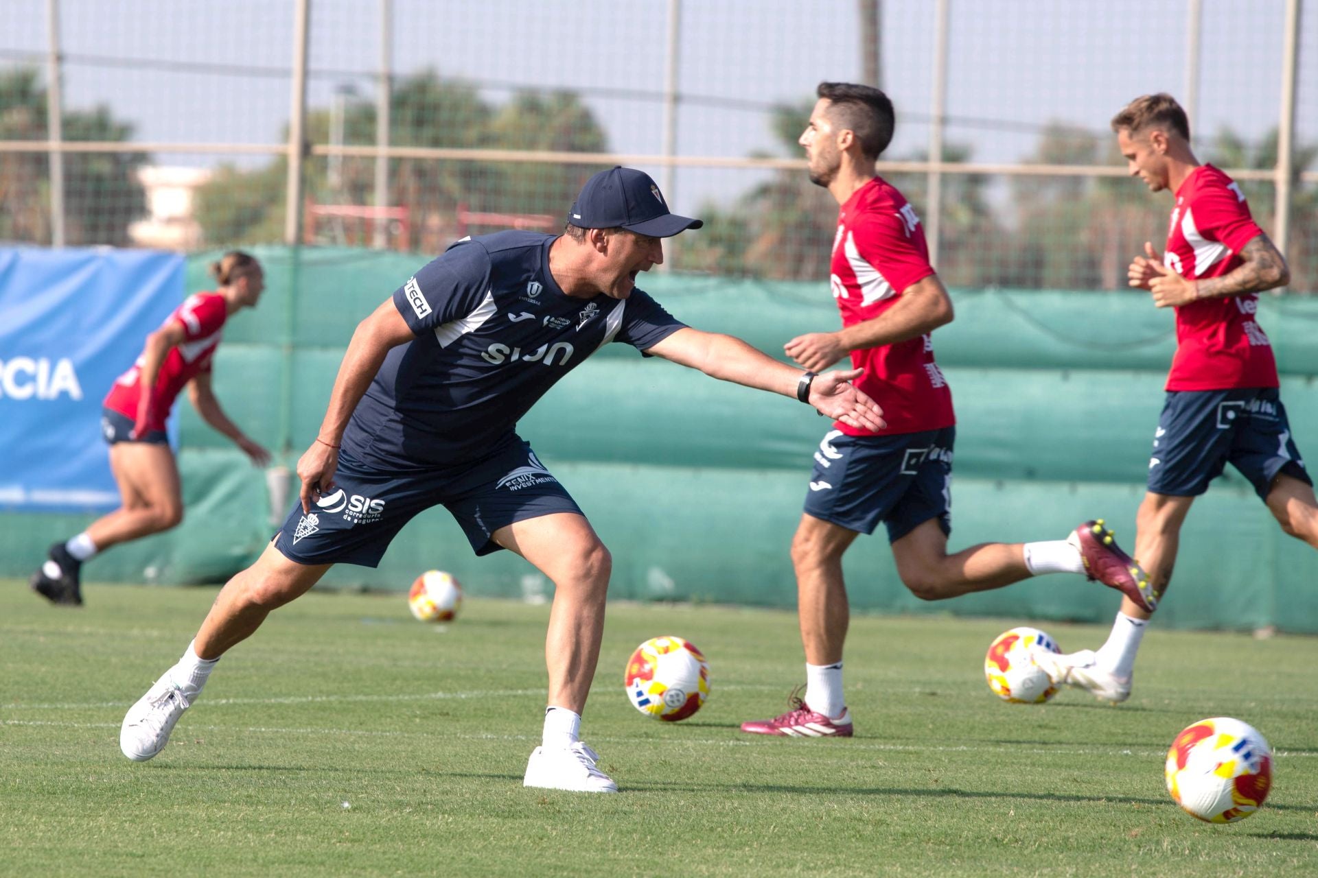 El entrenamiento del Real Murcia, en imágenes