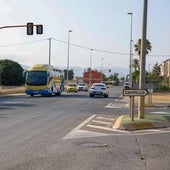 Un tramo de la antigua Carretera de Águilas incluido en las actuaciones, en la pedanía lorquina de Campillo.
