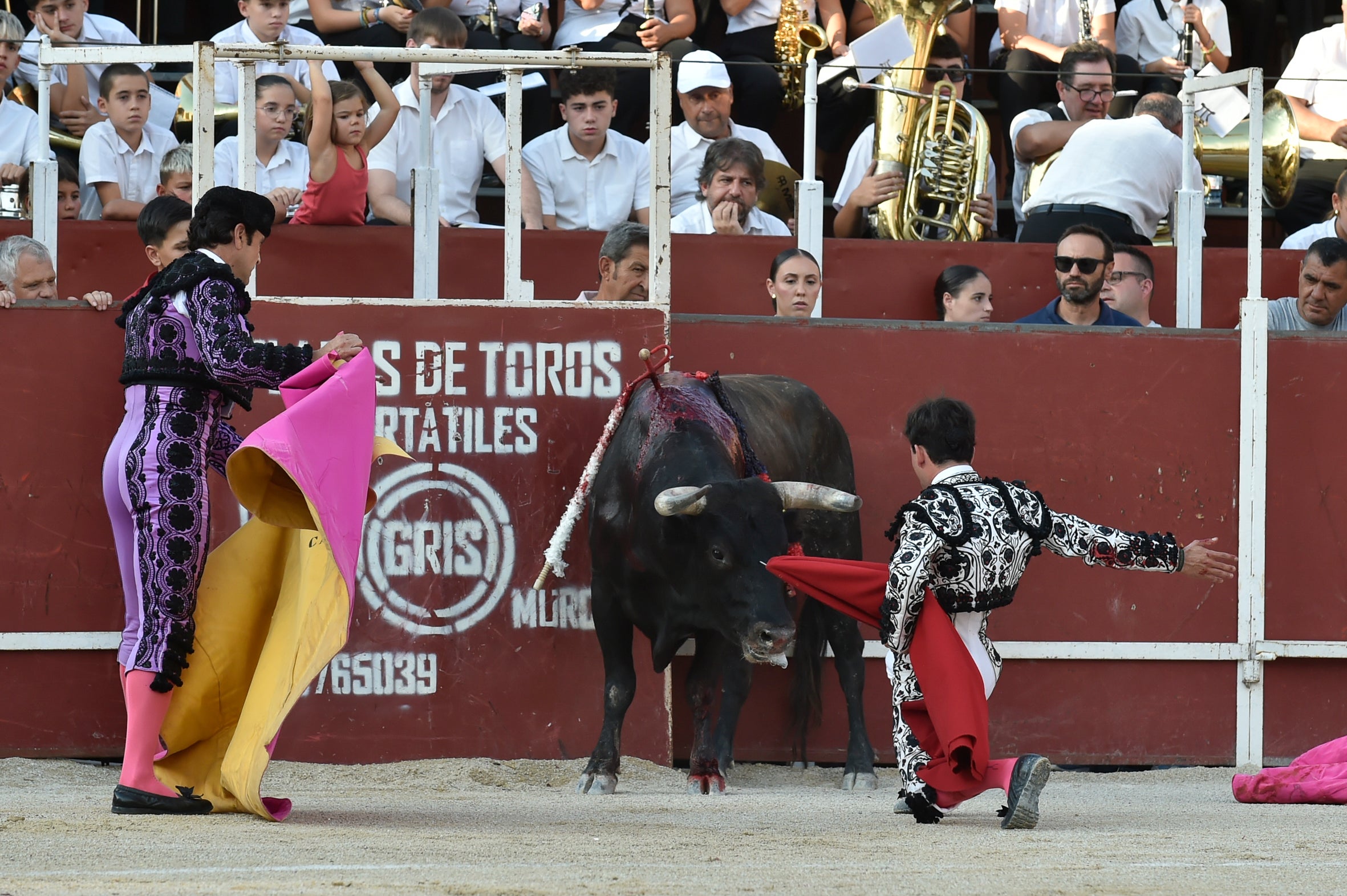 La segunda novillada de la Feria de Blanca, en imágenes