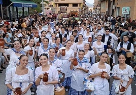 Un momento del desfile celebrado ayer en Jumilla.