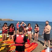 Una de las actividades organizadas por la Asociación de Diabéticos de Lorca en su campamento de verano.