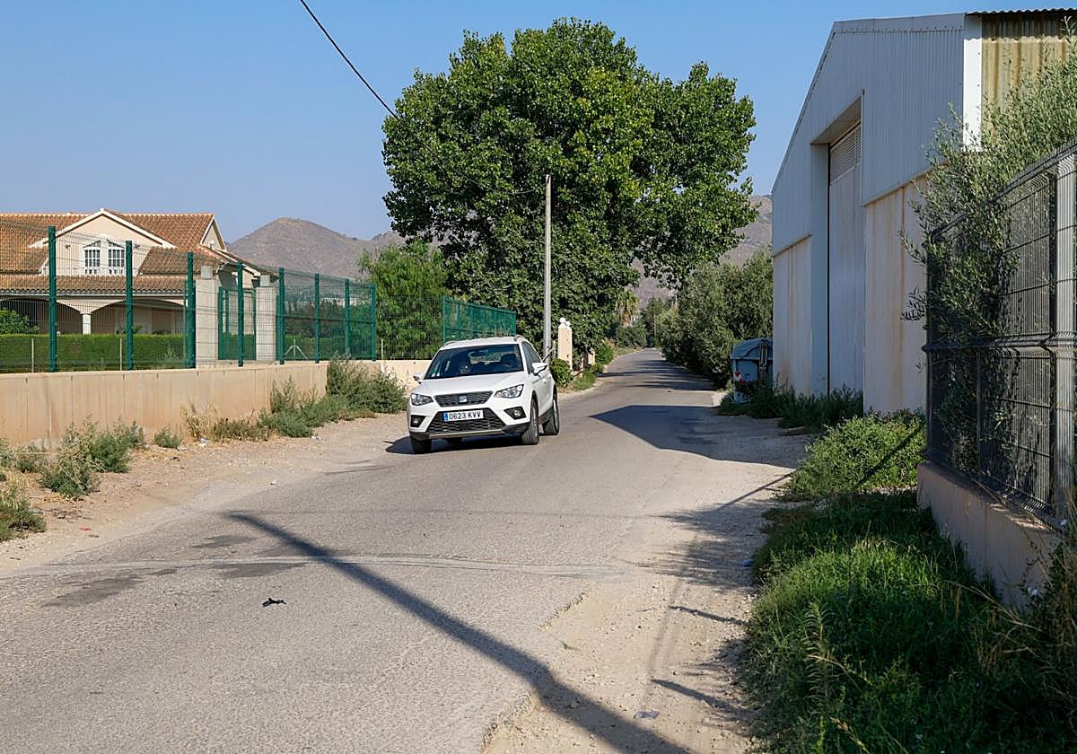 La Vereda de Enmedio, en la pedanía lorquina de Campillo.