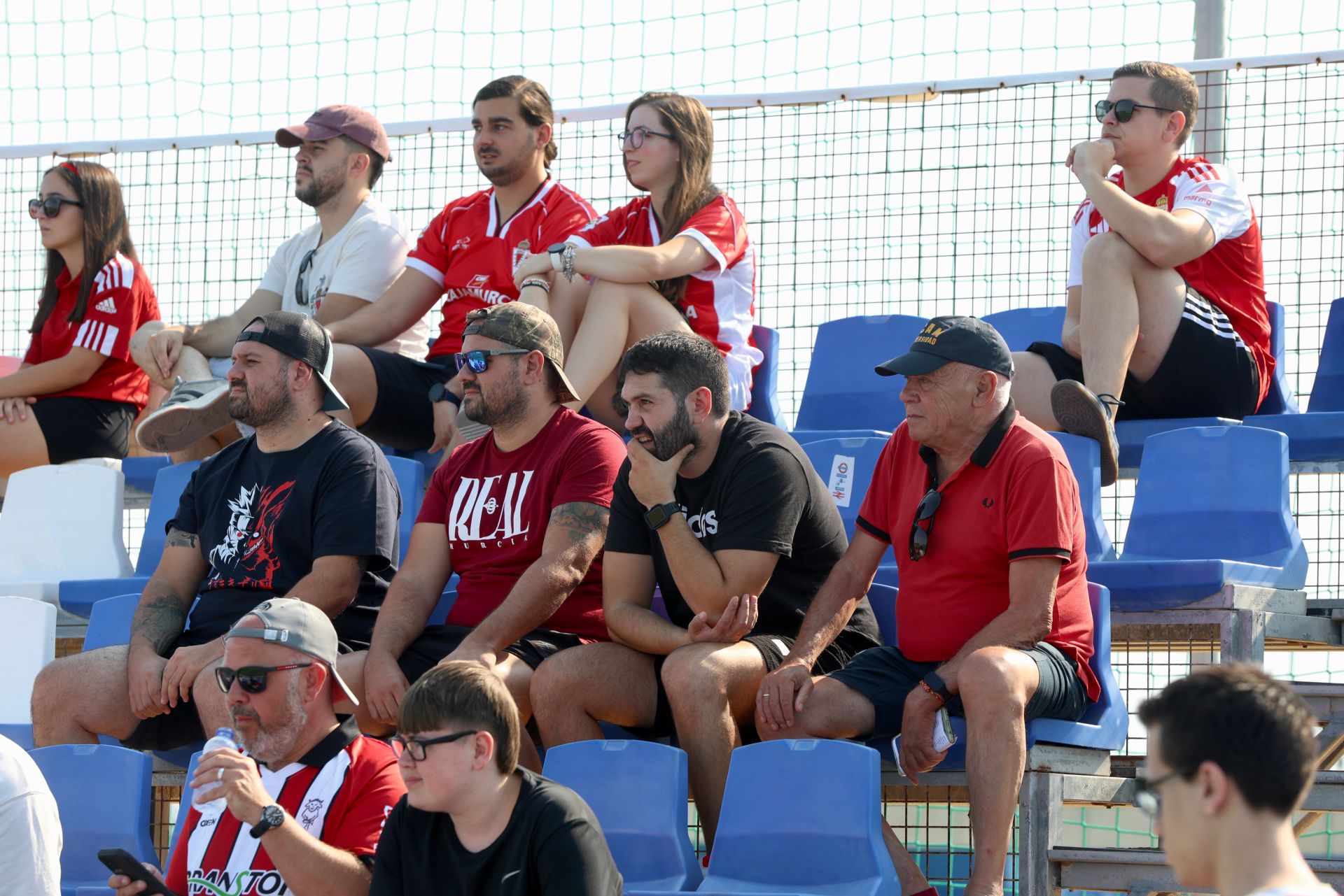 En imágenes, el partido de pretemporada entre el Real Murcia y el Melilla