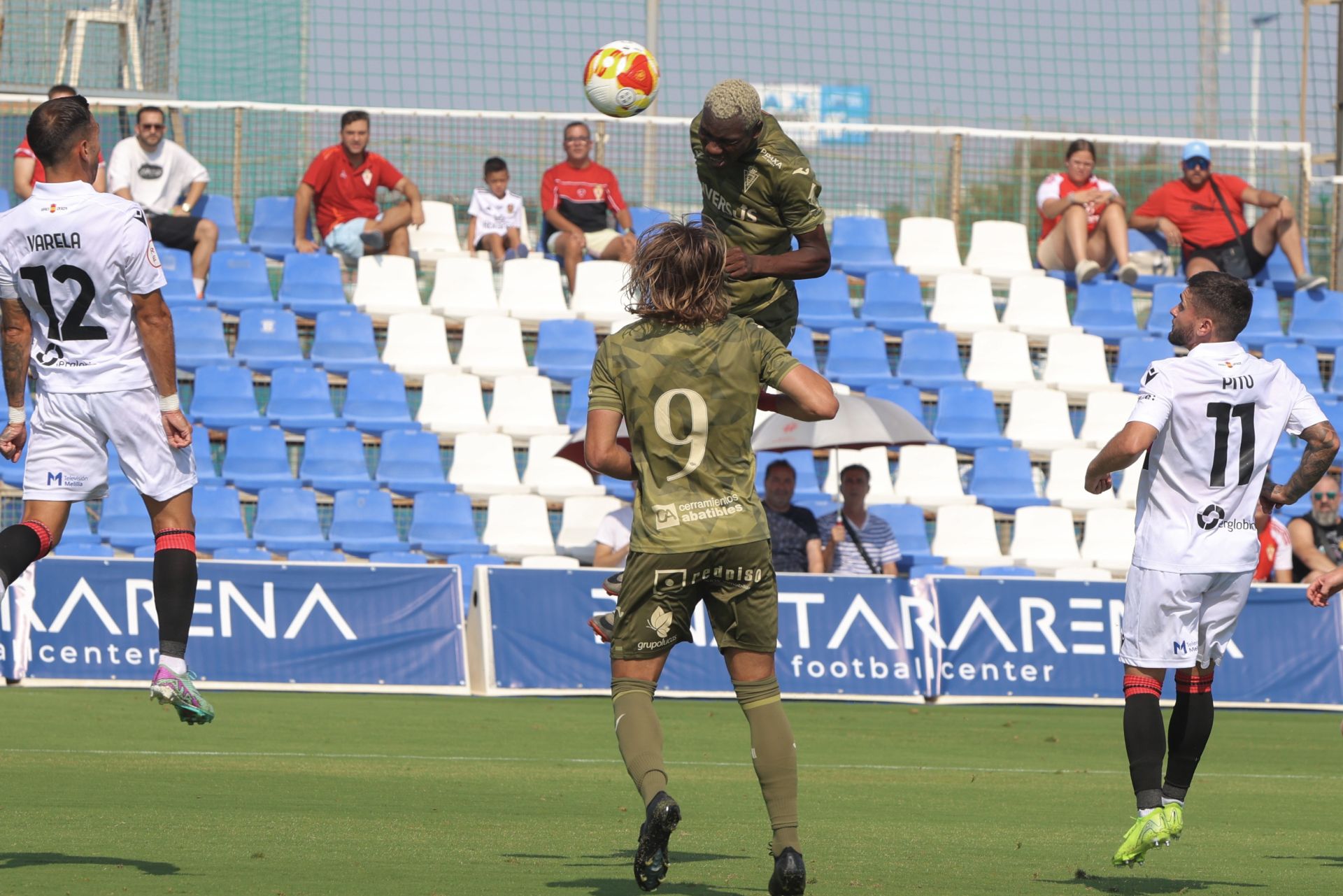 En imágenes, el partido de pretemporada entre el Real Murcia y el Melilla