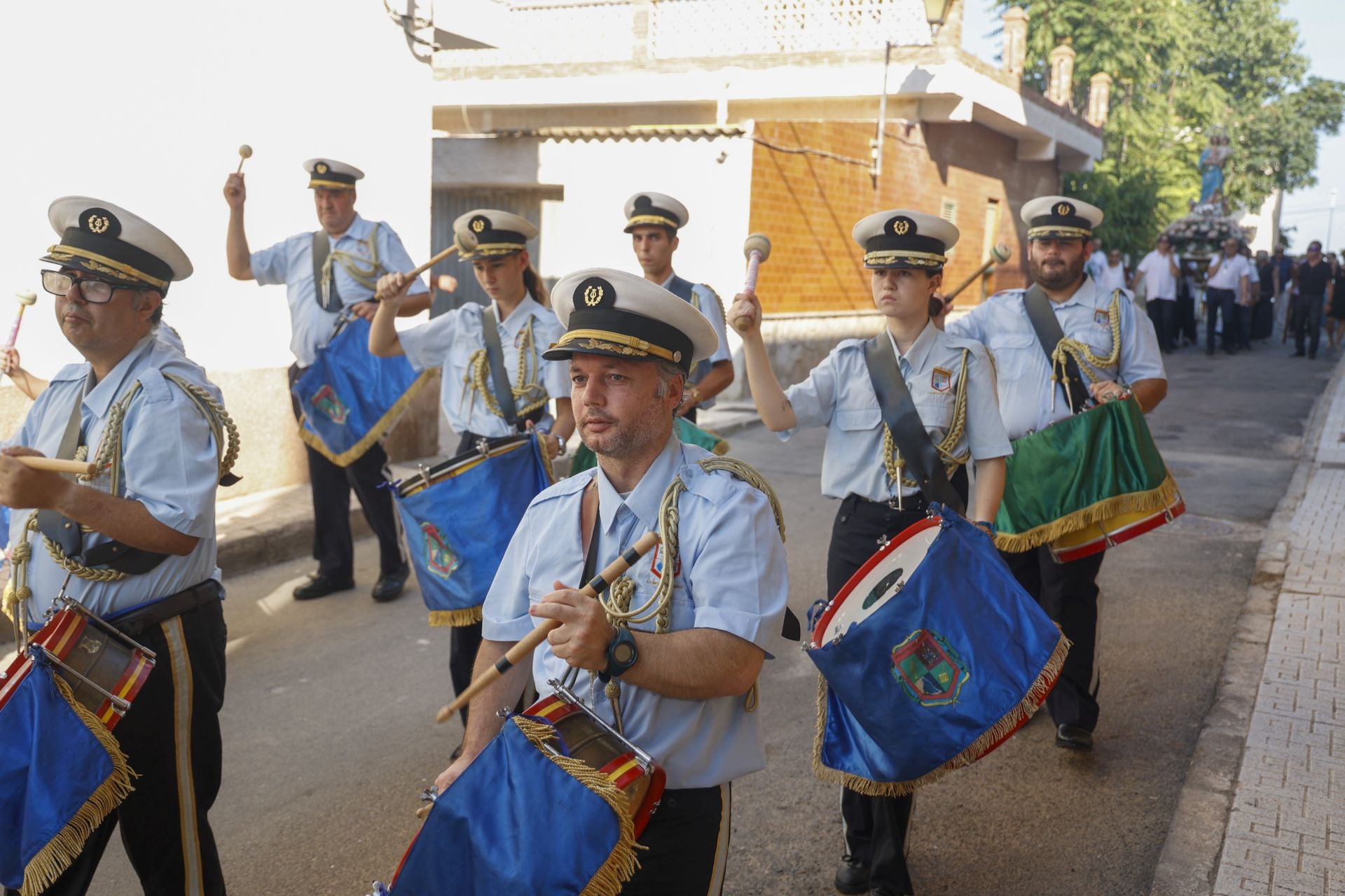 En imágenes, procesiones de la Virgen de La Asunción en Los Alcázares, Cabo de Palos y Los Nietos