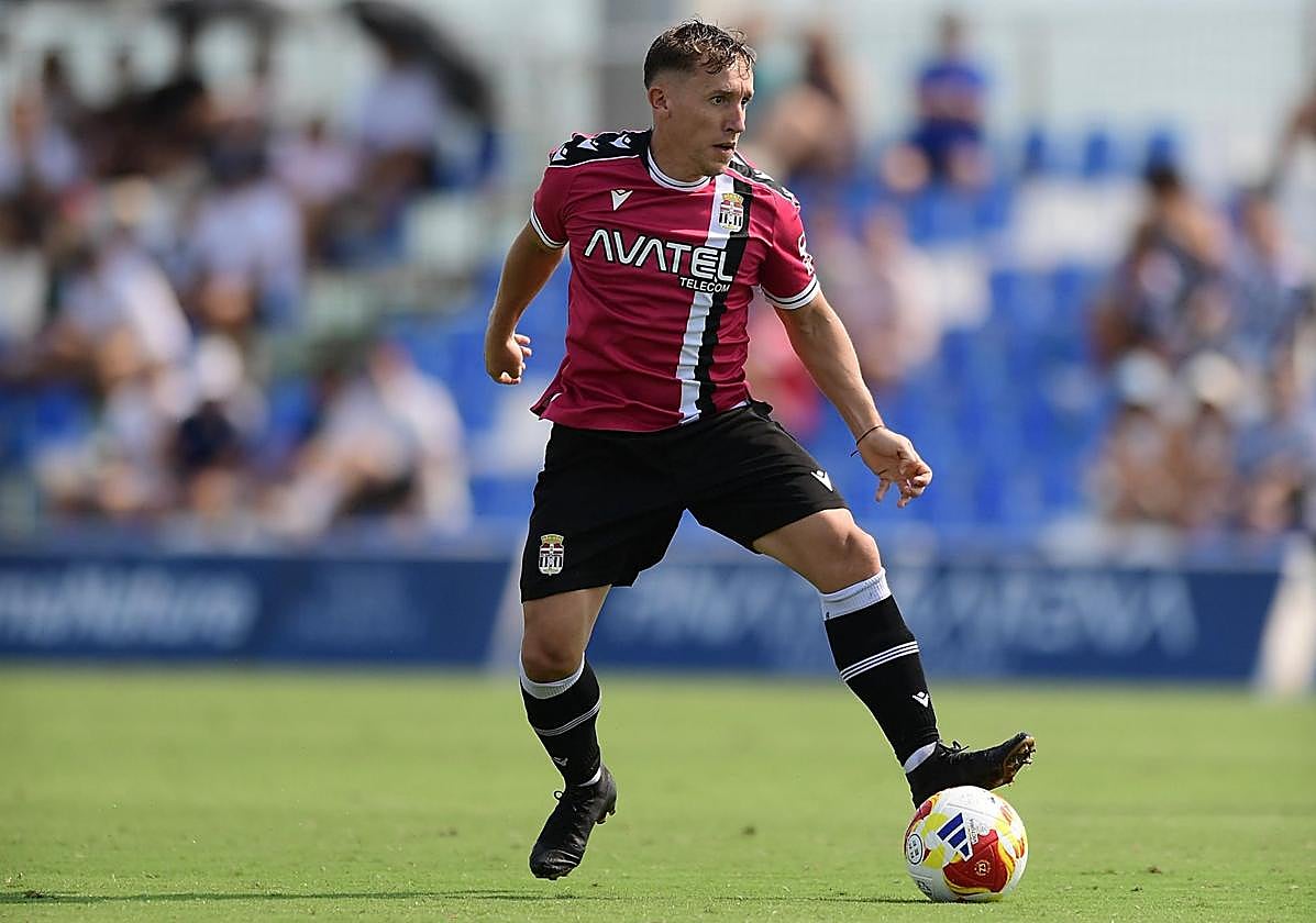 Pablo De Blasis, este sábado, durante el amistoso.