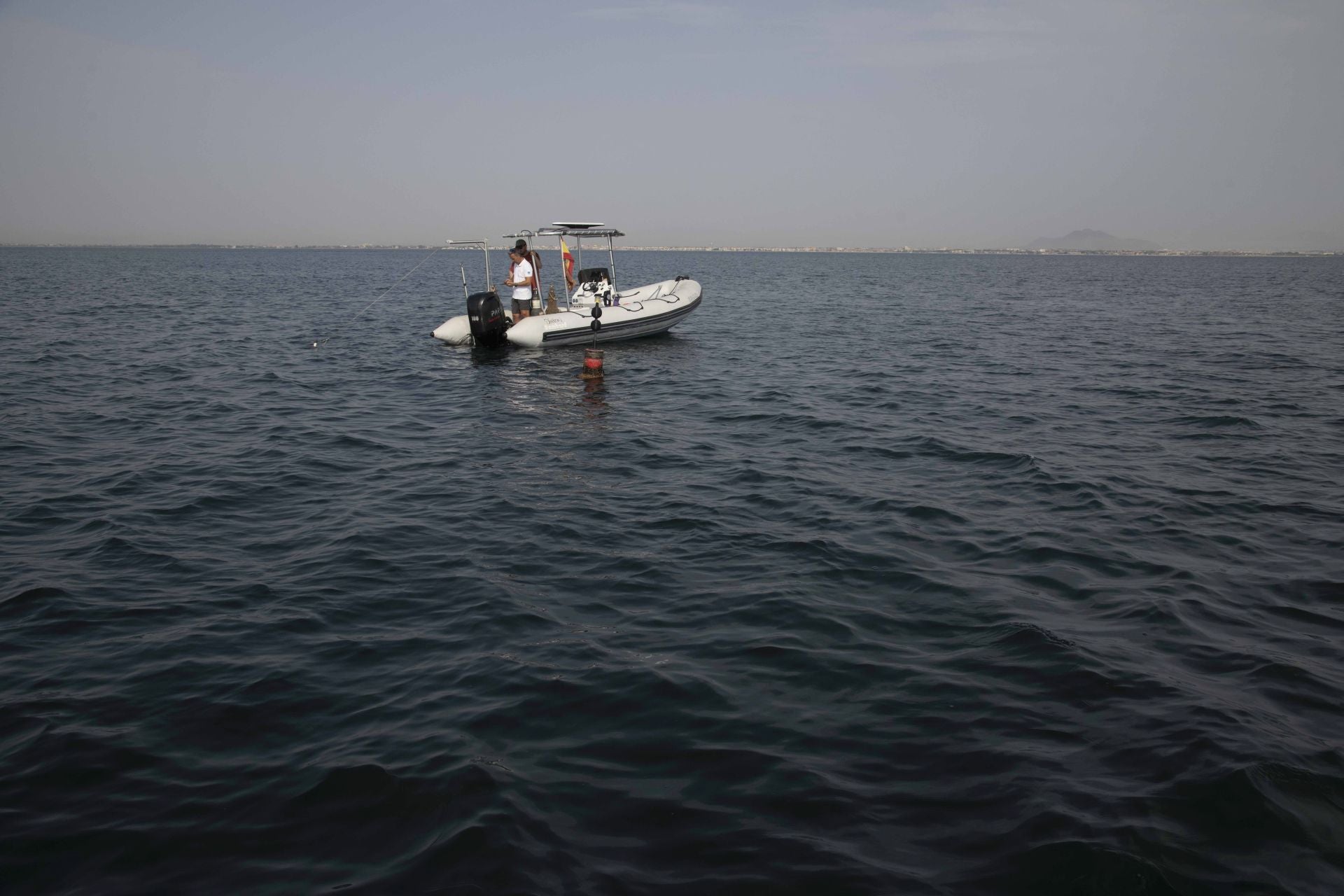 La red de sensores de medición del estado del Mar Menor, en imágenes