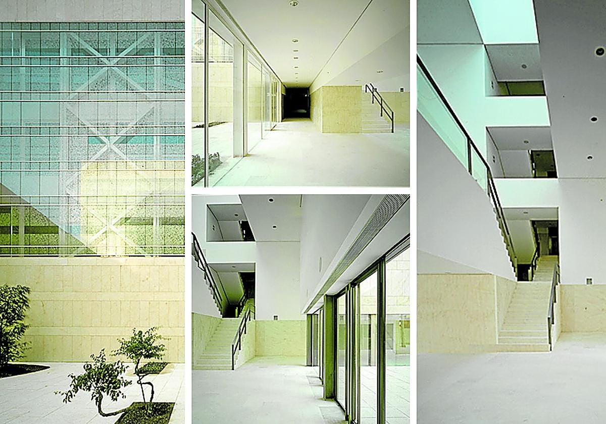 Pabellón Docente en el Hospital Virgen de la Arrixaca. Mª Soledad Madridejos Fernández, Juan Carlos Sancho Osinaga, Miguel Ángel Alonso del Val y Rufino Hernández Minguillón. 2001.