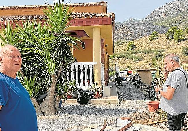 Antonio Fernández y José Moreno, ayer en Abarán.