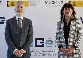 La ministra de Igualdad, Ana Redondo, y el ministro del Interior, Fernando Grande-Marlaska