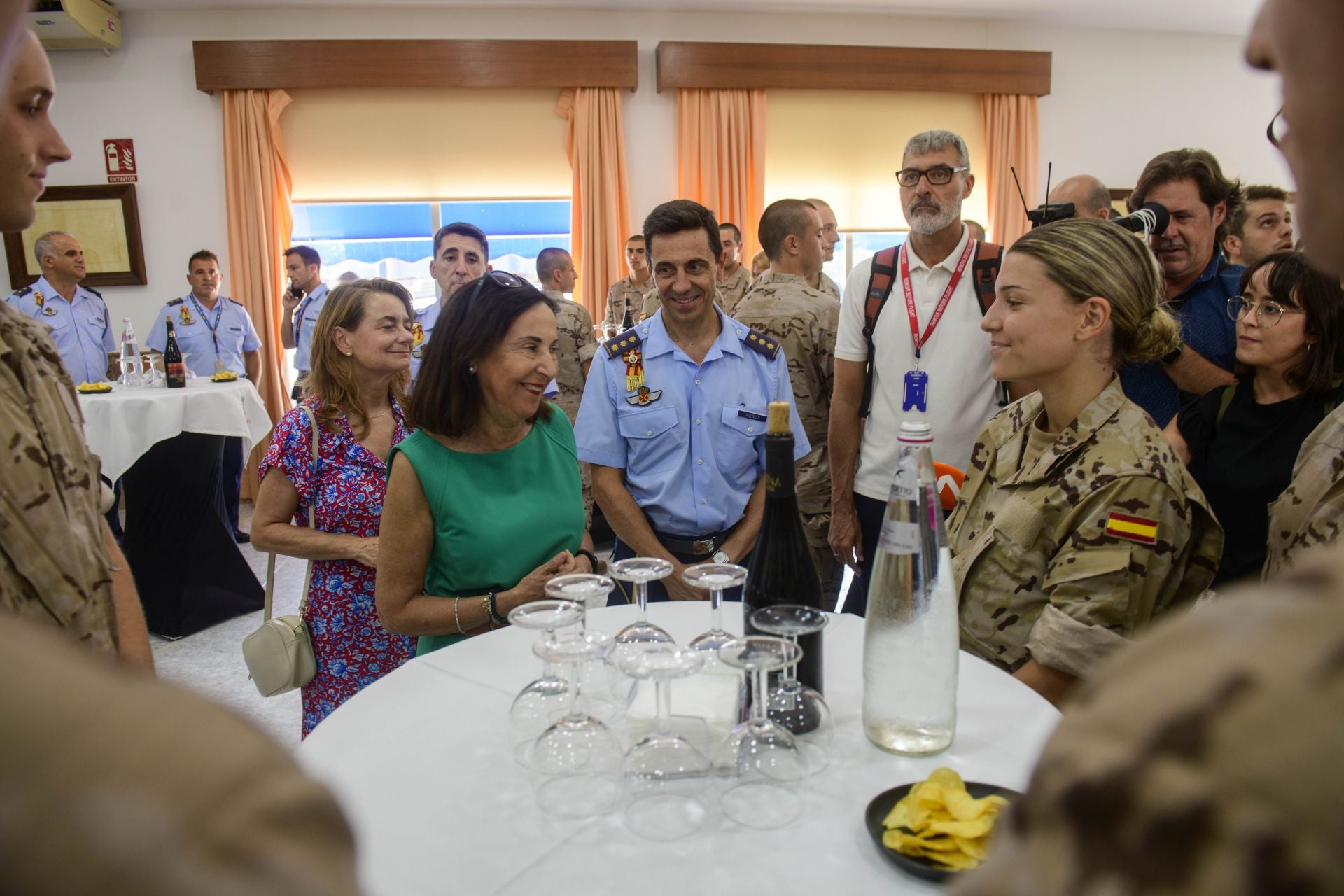 En imágenes, la puesta a punto en la Academia General del Aire antes de la llegada de la Princesa Leonor