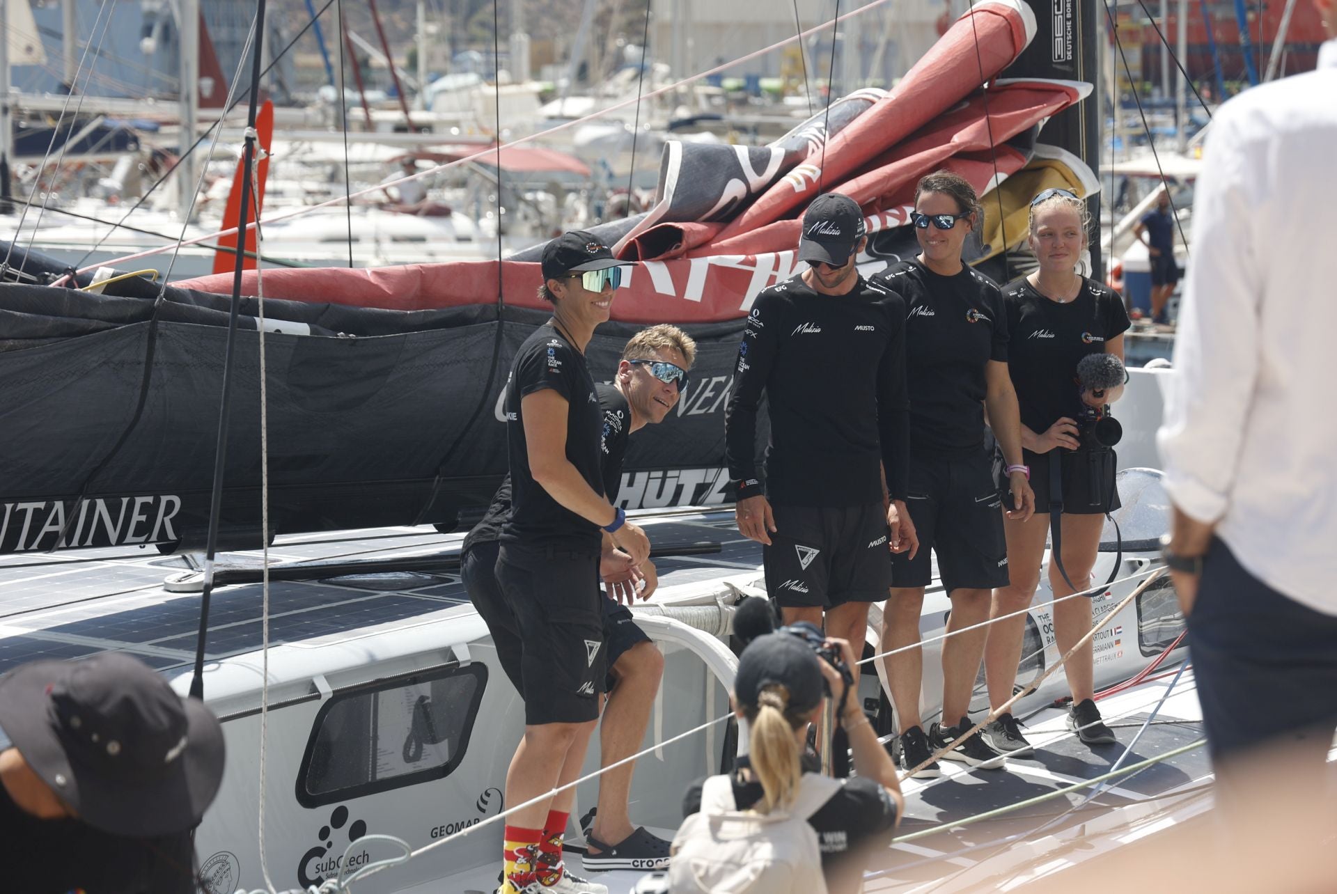 En imágenes, la Ocean Race conquista Cartagena