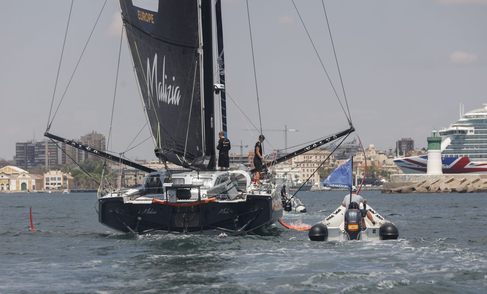 En imágenes, la Ocean Race conquista Cartagena